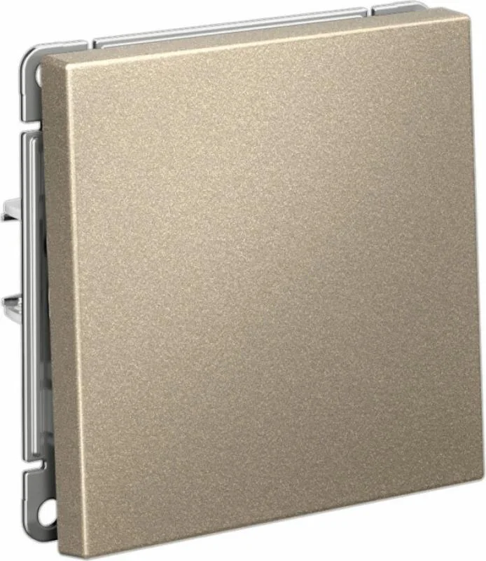 Механизм переключателя одноклавишный ArtGallery IP44 10AX шампань SE GAL440561