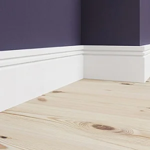 Плинтус напольный Solid из полимера 99*14*2000 белый Артикул: 1 UHD 22/100C