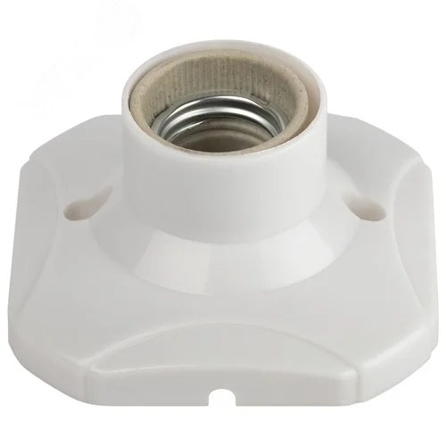 Патрон-основание ЭРА Е27 ACS PTR/OS-E27-CER-WH керамический белый