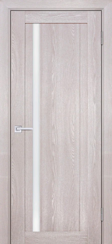 Дверь PROFILO PORTE PSK-8 стекло белый LACOBEL, ривьера крем 70