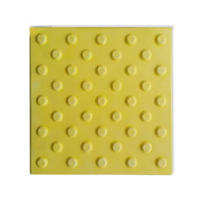 Тактильная плитка EcoStep ПВХ КОНУС 300*300 (желтая)
