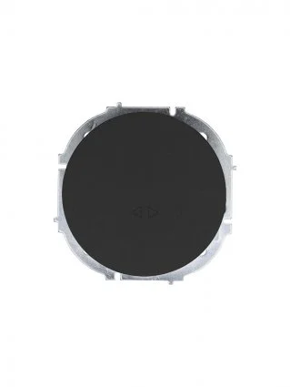 Выключатель одноклавишный СП Lezard OSEN промежуточный чёрный бархат