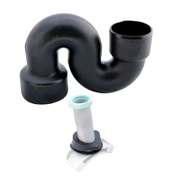 Сифон + рассекатель для чаши "Генуя" (пластмассовый) Сифон + рассекатель для чаши "Генуя" (пластмассовый)