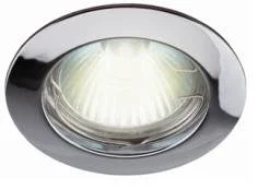 Светильник точечный ЭРА KL1 SN литой простой MR16,12V/220V, 50W сатин никель*