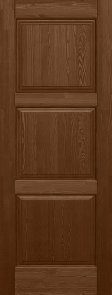 Дверь ОКА "Турин" глухая античный орех 70 (браш массив сосны)