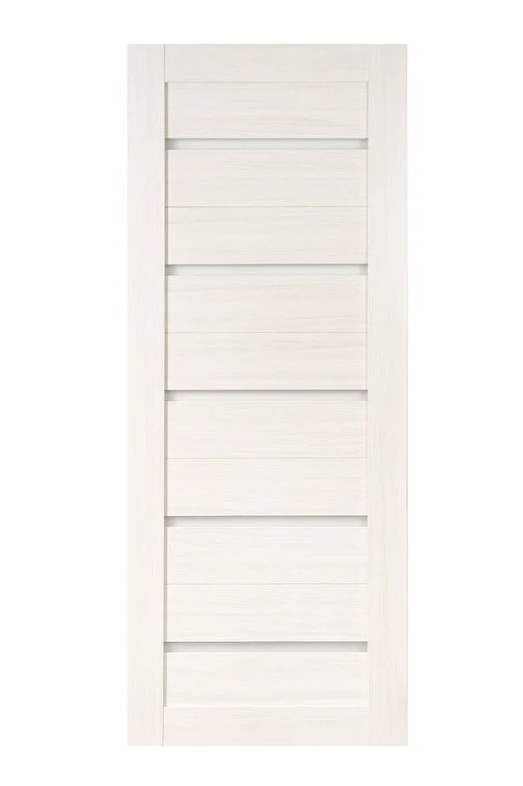 Дверь ТЕРРИ №22 экошпон беленый дуб частичное стекло 90