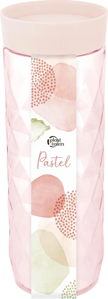 Банка для сыпучих продуктов Plast Team Pastel 1,5л персиковая карамель