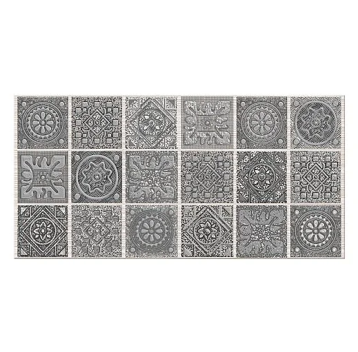 Плитка Azori Grazia Grey Nefertiti декор 40,5х20,1 арт.585582001