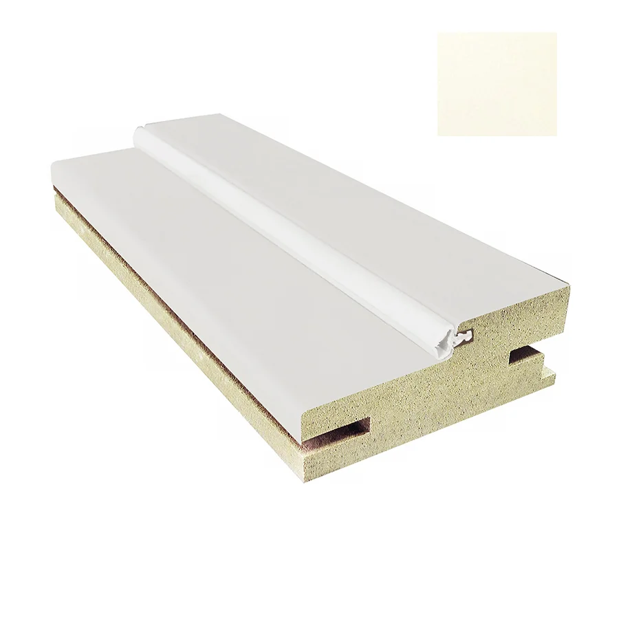 Стойка дверной коробки ТЕКОНА SMALTA-DECO телескопическая с уплотнителем 74*34*2100 сендвич, эмаль слоновая кость