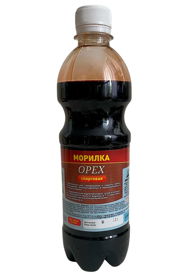 Морилка спиртовая АНЛЕС орех 0,5л Морилка спиртовая АНЛЕС орех 0,5л