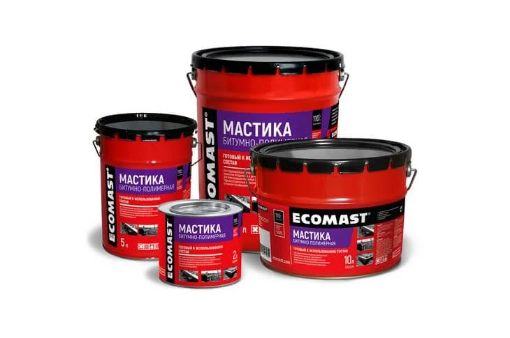 Мастика ECOMAST битумно-полимерная 21,5л