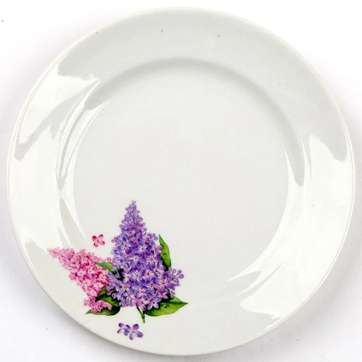 Тарелка Добруш мелкая 200мм 4С0189 ф.Идиллия Сирень Тарелка Добруш мелкая 200мм 4С0189 ф.Идиллия Сирень