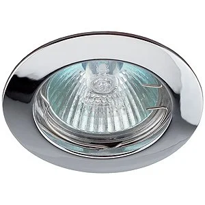 Светильник точечный ЭРА KL1 CH литой простой MR16,12V/220V, 50W хром