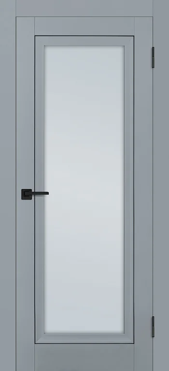 Дверь PROFILO PORTE PST-35 стекло сатинат, серый матовый 90