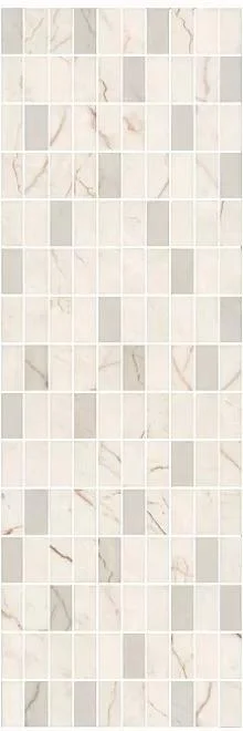 Декор KERAMA MARAZZI Театро бежевый светлый мозаичный глянцевый 25x75x0,9 арт.MM12142