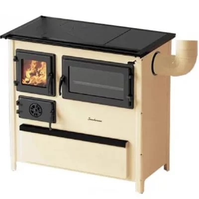 Печь-камин MBS TREND CREAM L (кремовая, без крышки) правое Печь-камин MBS TREND CREAM L (кремовая, без крышки) правое