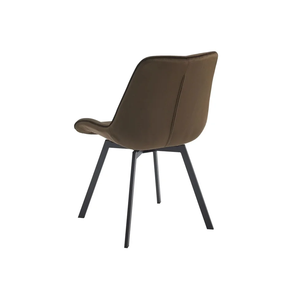 Стул ROBERT, поворотный (DC227) 360 ГОРЬКИЙ-ШОКОЛАД#G62-10 велюр (00-00005018)