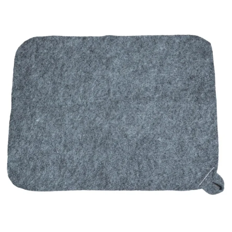 Коврик для бани серый ТМ "Бацькина баня"