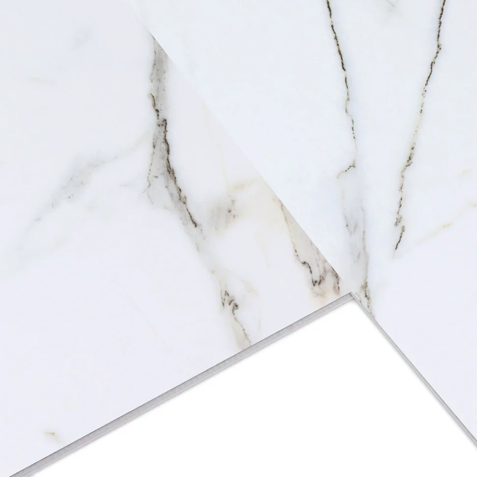 Ламинат виниловый водостойкий SPC CronaFloor 4V Stone 43 класс Терра Бьянко 600*300*4.0 мм