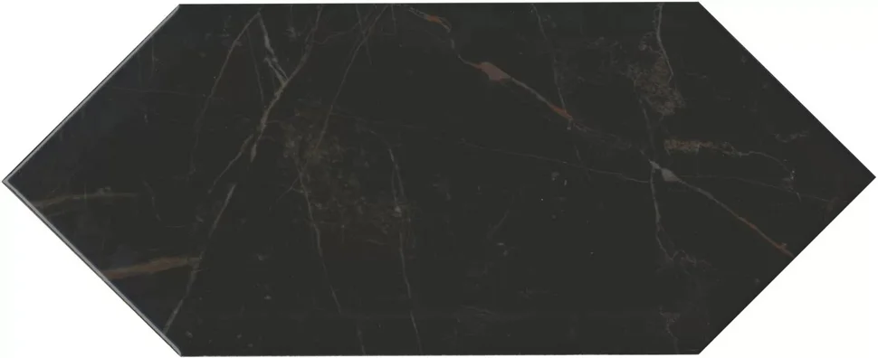 Плитка KERAMA MARAZZI Келуш черный глянцевый 14x34x0,69 арт.35007 (в уп. 0.896 м&#178; )