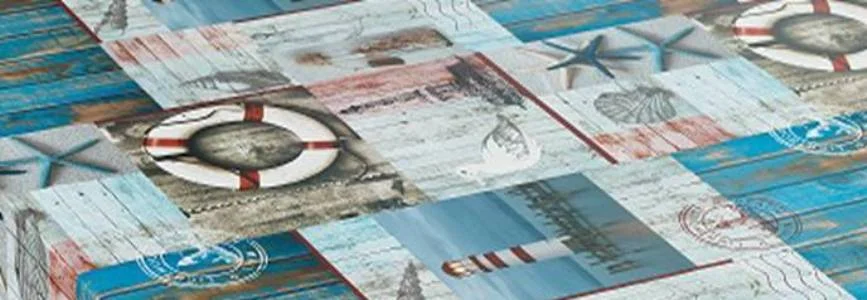 Клеенка ПВХ Флер на тканевой основе 1,4х20м 8865