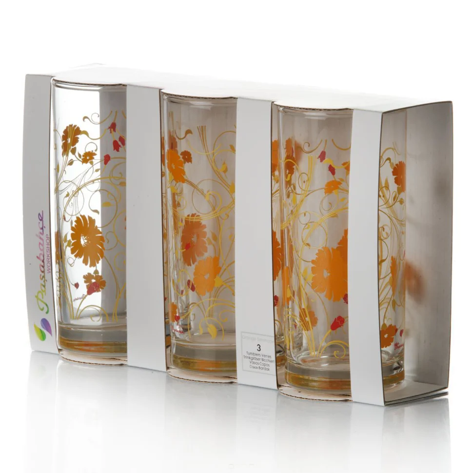Набор стаканов PSB 3 шт 42402B/D4 285мл Серенейд Оранж СТАМБУЛ Набор стаканов PSB 3 шт 42402B/D4 285мл Серенейд Оранж СТАМБУЛ