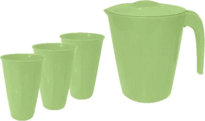 Набор питьевой Sugar&Spice Vanilla 3 стаканов (0,35л) + кувшин (1,9л) фисташка Набор питьевой Sugar&Spice Vanilla 3 стаканов (0,35л) + кувшин (1,9л) фисташка