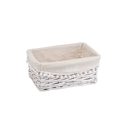 Корзина стеллажная "Колокольчик", Д340 Ш250 В150, белый Корзина стеллажная "Колокольчик", Д340 Ш250 В150, белый