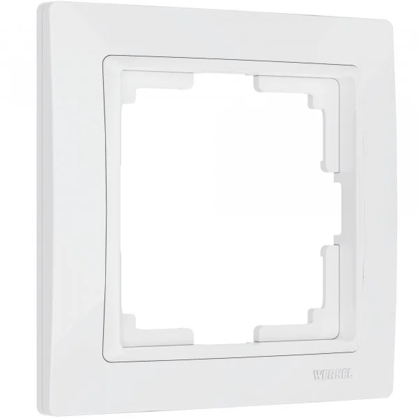 Рамка одноместная Werkel Snabb basic, белый, WL03-Frame-01-Basic-white, W0012001 Рамка одноместная Werkel Snabb basic, белый, WL03-Frame-01-Basic-white, W0012001