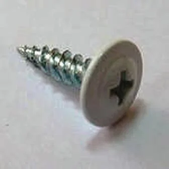 Саморезы с прессшайбой острие 4,2x25 RAL 9003 (уп 500шт)