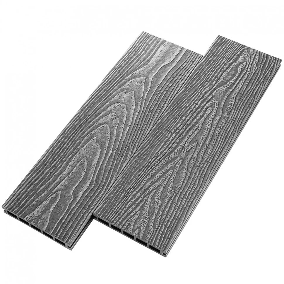 Доска террасная RUSDECKING UNODECK VINTAGE серый 150х24х4000мм