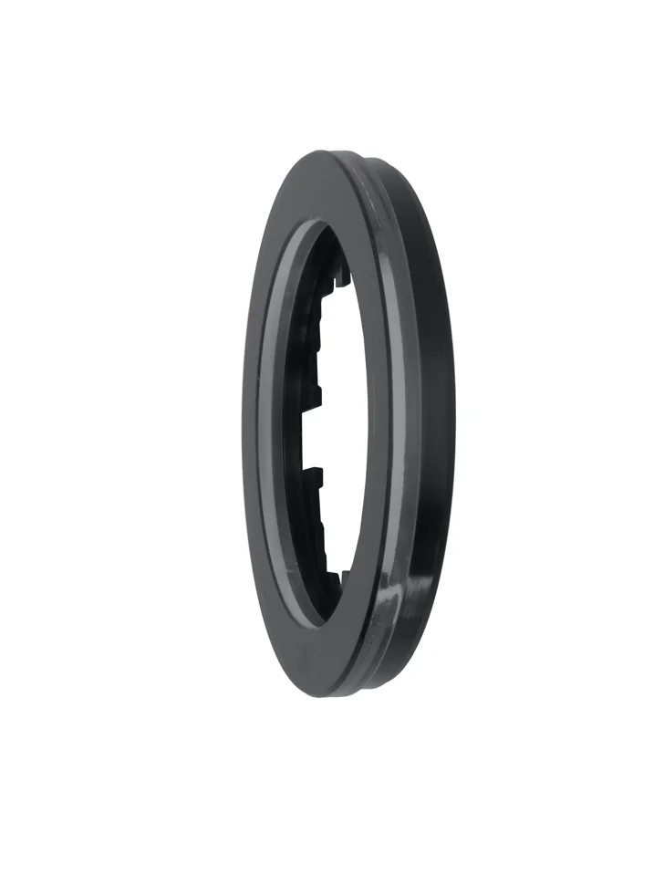 Рамка одноместная горизонтальная Lezard OSEN акриловая черная круглая Рамка одноместная горизонтальная Lezard OSEN акриловая черная круглая