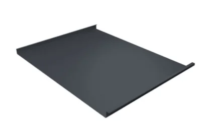 Фальц двойной стоячий 0,5мм PurPro RAL 7024 (мокрый асфальт)-R, 0.563*3.55 м.п. (в пленке)