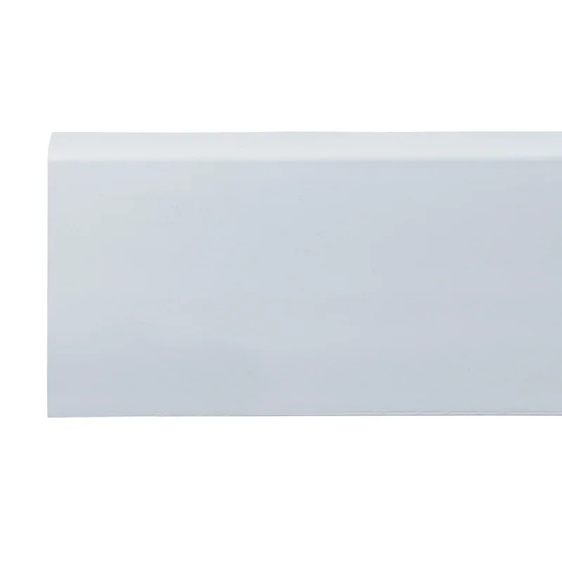 Плинтус универсальный WINART PRO HDPS Quadro 80 мм Титаниум 2м