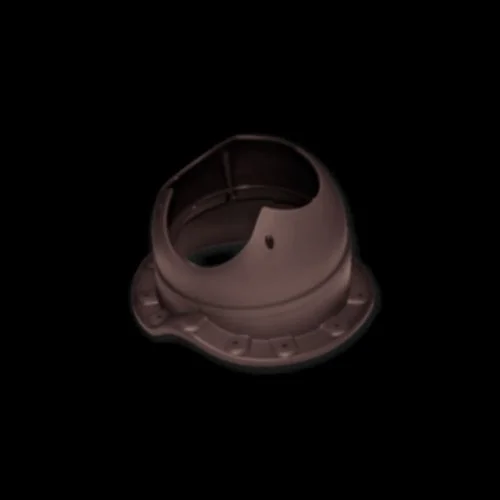 Элемент проходной KROVENT Base-VT Wave 110 зеленый для металлочерепицы