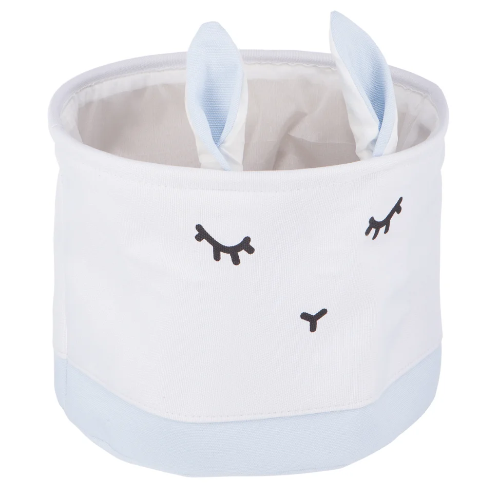 Корзина тканевая для хранения "Кролик", Д320 Ш320 В250, небесный Корзина тканевая для хранения "Кролик", Д320 Ш320 В250, небесный