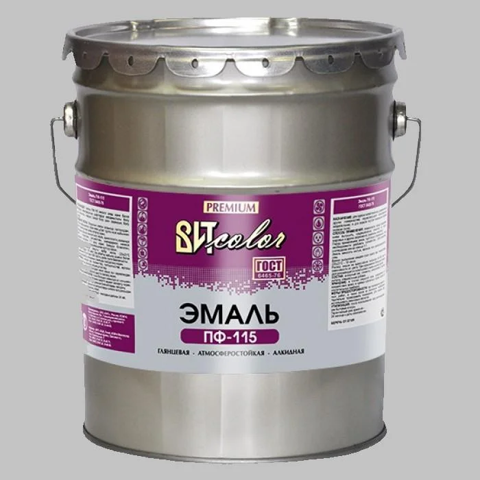 Эмаль ПФ-115 голубая 20 кг ВИТ color ГОСТ 6465-76