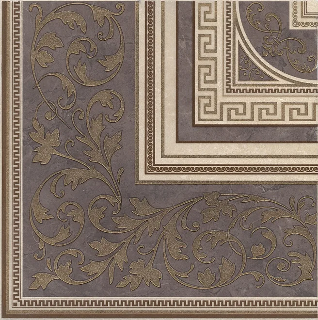 Плитка KERAMA MARAZZI Орсэ Декор ковер угол лаппатированный 40,2х40,2х8 арт.HGD&#92;A111&#92;SG1596L