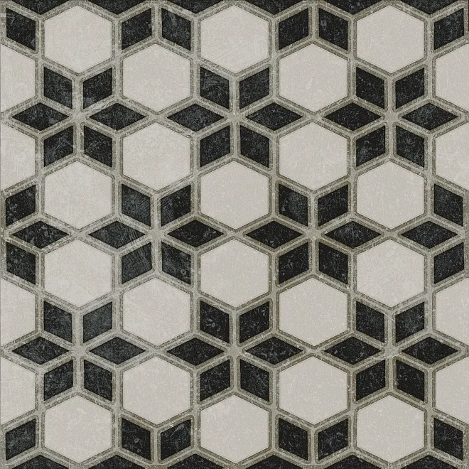 Декор KERAMA MARAZZI Фреджио 4 черно-белый 20*20 арт. VT&#92;A297&#92;SG1544N
