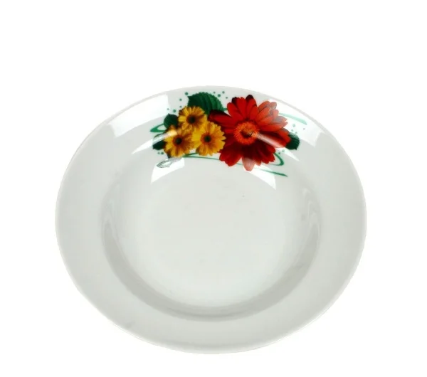 Тарелка Добруш глубокая 200мм 4С0544 ф.Идиллия Праздничная гербера Тарелка Добруш глубокая 200мм 4С0544 ф.Идиллия Праздничная гербера