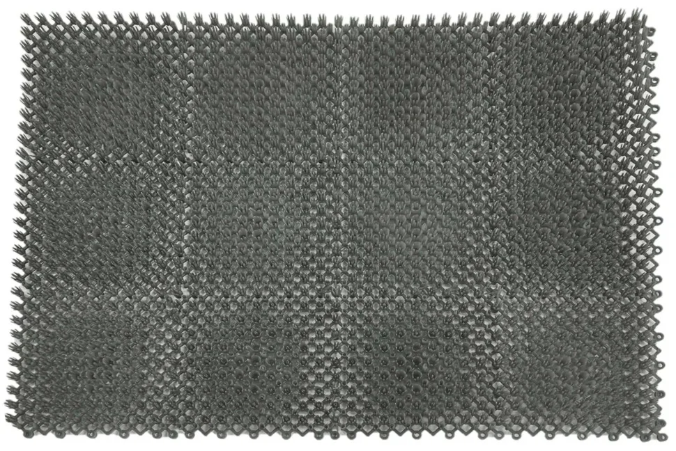 Коврик Травка 41х54см Gras ПВХ серый Blabar