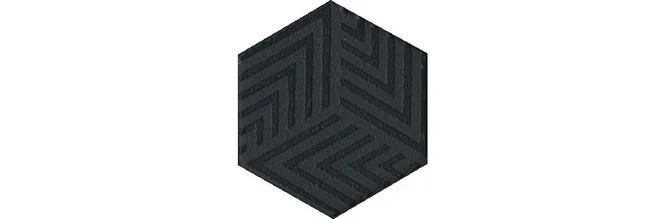 Керамогранит KERAMA MARAZZI Агуста декор черный 6х5,2 арт.OS&#92;B241&#92;63001