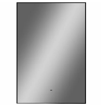 Зеркало Continent Amer 600х1000 с Led фоновой подсветкой, бесконтактным сенсором, черной окантовкой