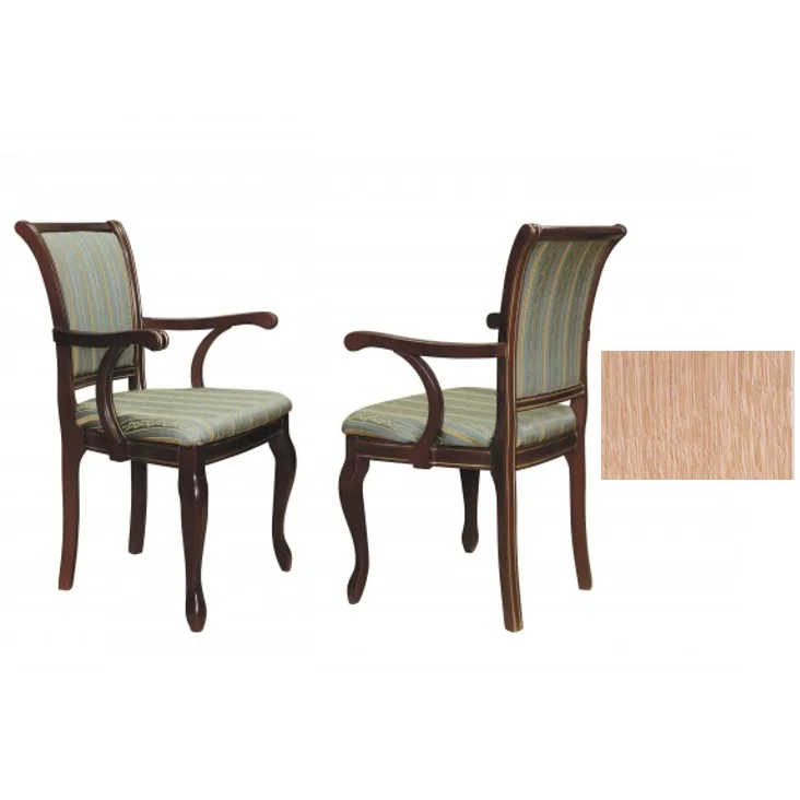 Кресло "Элегия" 910х650х470 тон 2, ткань FLORA paisley light