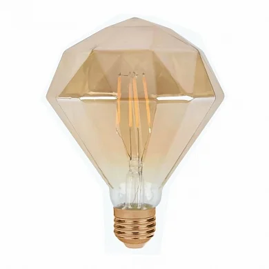 Лампа светодиодная LEEK LE LEDF DIAMOND GOLD 9W 3K E27 (Amber-G)