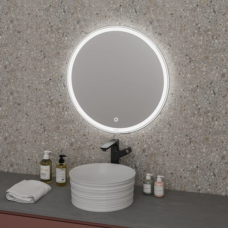 Зеркало GROSSMAN SENTO D800 LED 80х80 с сенсорным выключателем