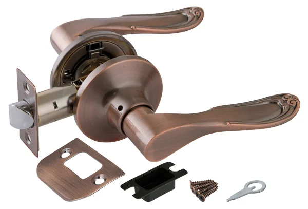 Ручка-защелка без фиксатора PUNTO 6030 AC-P медь