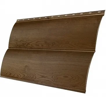 М/сайдинг Блок-Хаус NEW (GL) Print Antique Wood (Античный Дуб) толщина 0,45мм, размер 0,361*1.4 м.п.