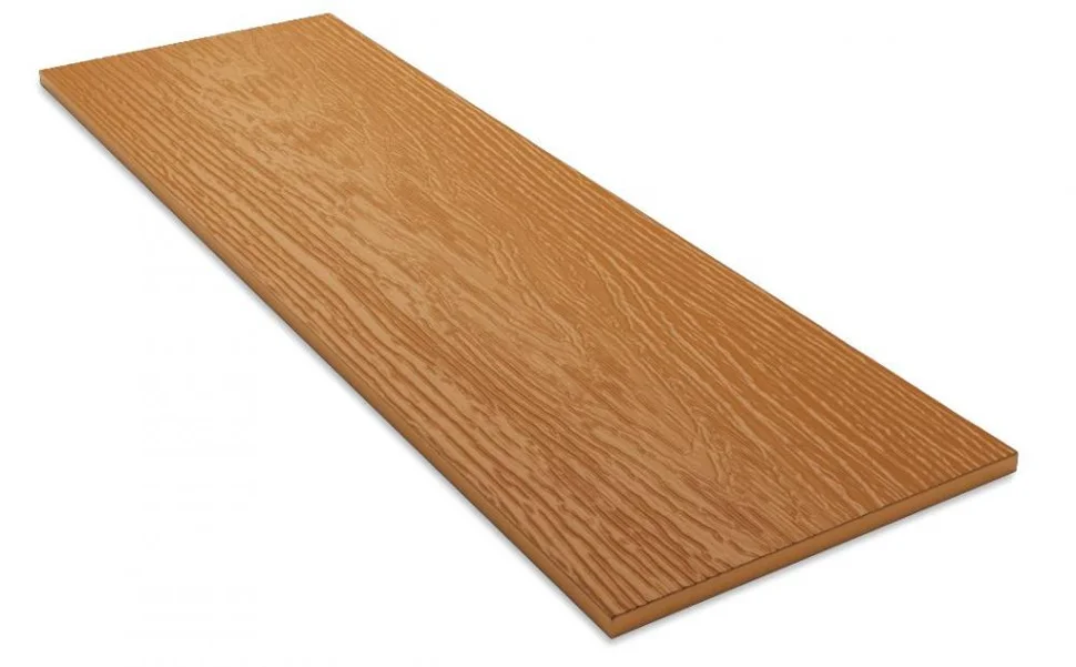 Фибросайдинг DECOVER Caramel (охра коричневая, RAL 8001) 190*3600*8мм