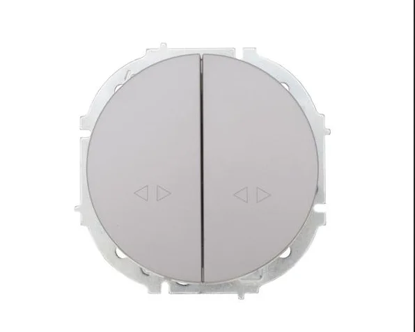 Выключатель двухклавишный СП Lezard OSEN промежуточный серый матовый Выключатель двухклавишный СП Lezard OSEN промежуточный серый матовый